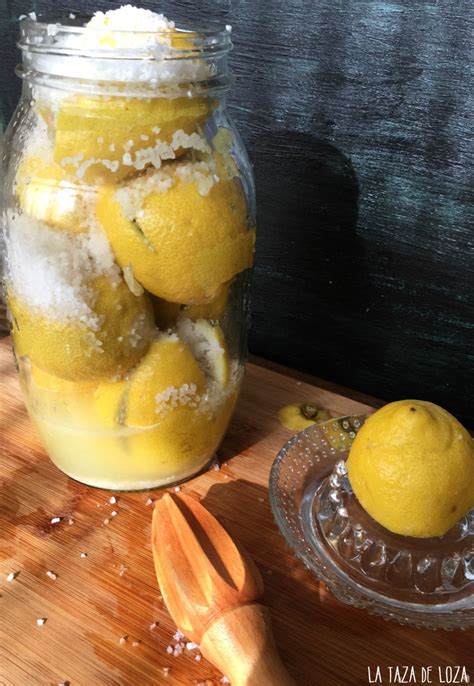 Muestra de limones marroquíes encurtidos
