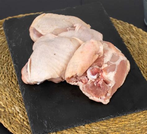 Contramuslos de pollo deshuesado