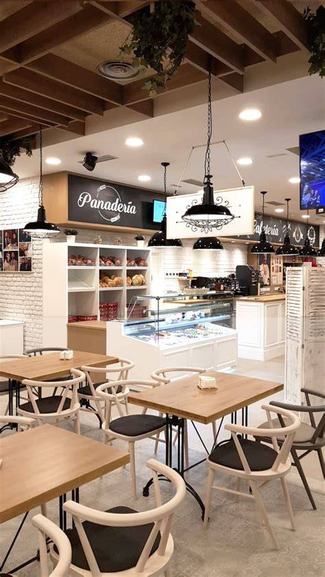 Interior de la cafetería O Rei das Tartas