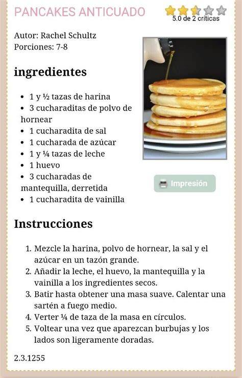 Preparación de ingredientes para panqueques