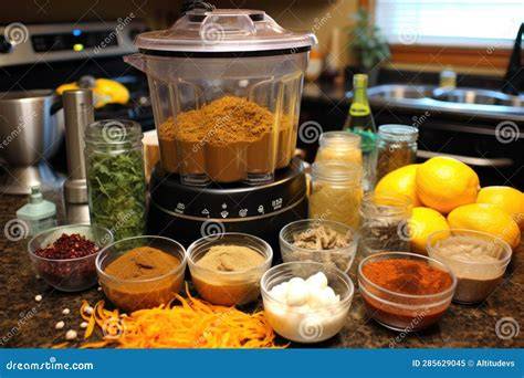 Proceso de mezcla de ingredientes en Thermomix