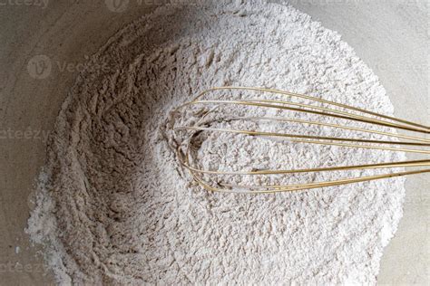 Mezcla de ingredientes secos para bizcocho