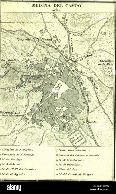 Mapa de Medina del Campo señalando la ubicación de Hamburguesería Marbella