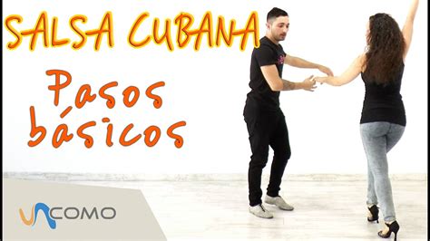 Esquema de pasos básicos de salsa cubana