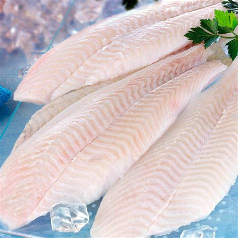 filetes de lenguado fresco