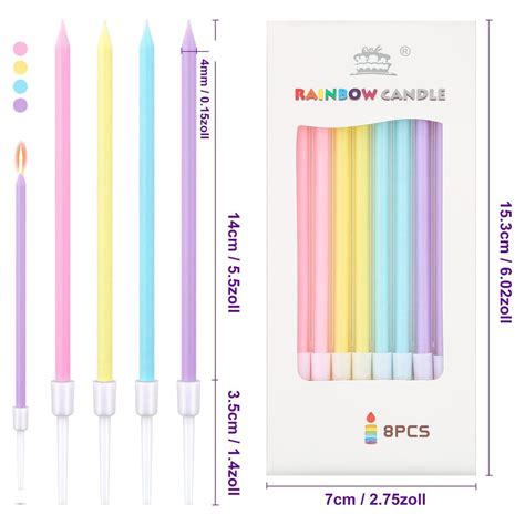 Velas de cumpleaños para tartas