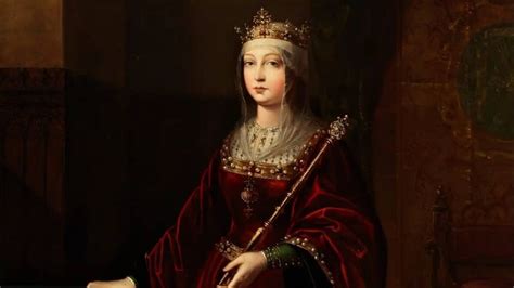 Ilustración histórica de la Reina Isabel la Católica