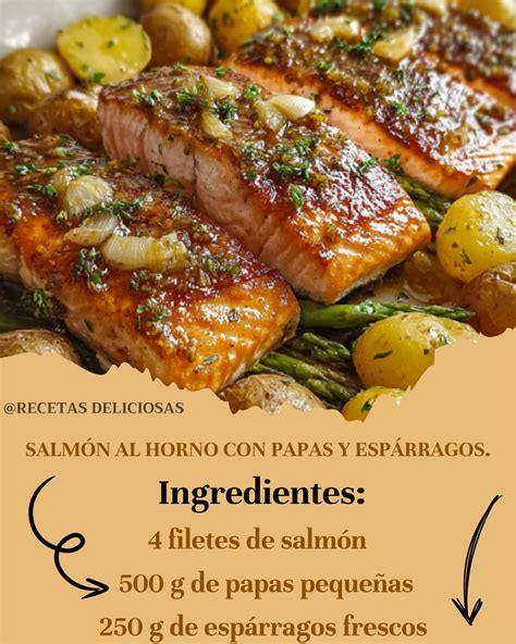 Ingredientes frescos para hornear salmón