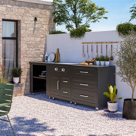 Módulos de cocina exterior para barbacoa