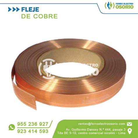 Fleje de cobre actuando como barrera contra plagas