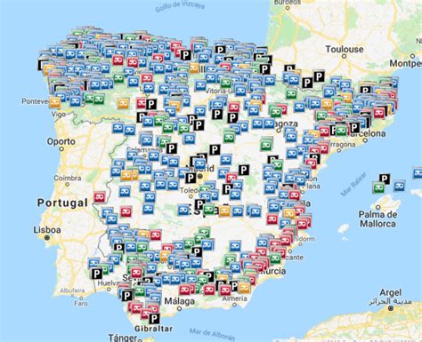 Mapa de concesionarios de caravanas en España