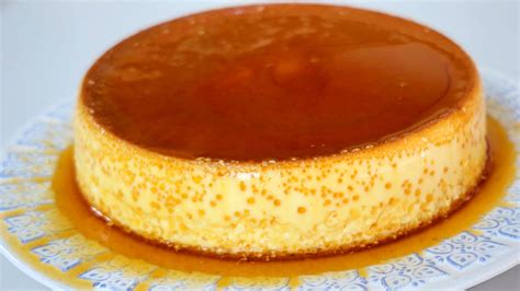 Flan de queso listo para enfriar