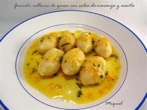 Gnocchi rellenos de queso