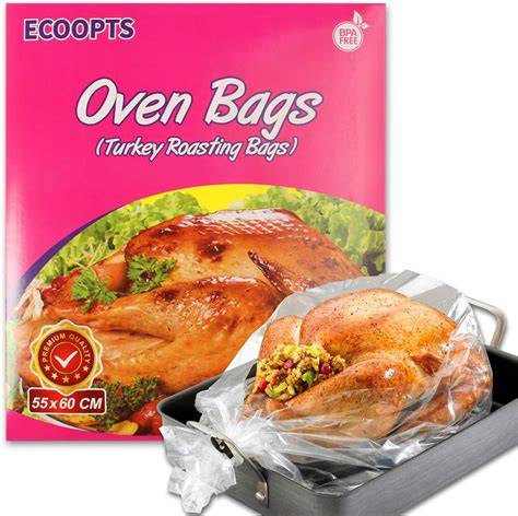 Bolsas de asar para horno con pescado y verduras