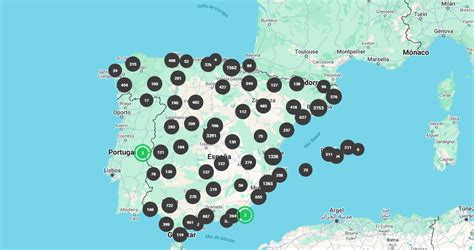 Mapa de puntos de venta de Leon the Baker en España