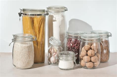 Almacenamiento de caldo en frascos de vidrio
