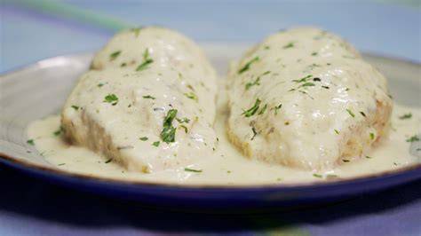 Pechugas de pollo con nata y beicon