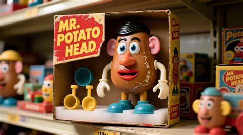 Anuncio de televisión de Mr. Potato Head en los años 50