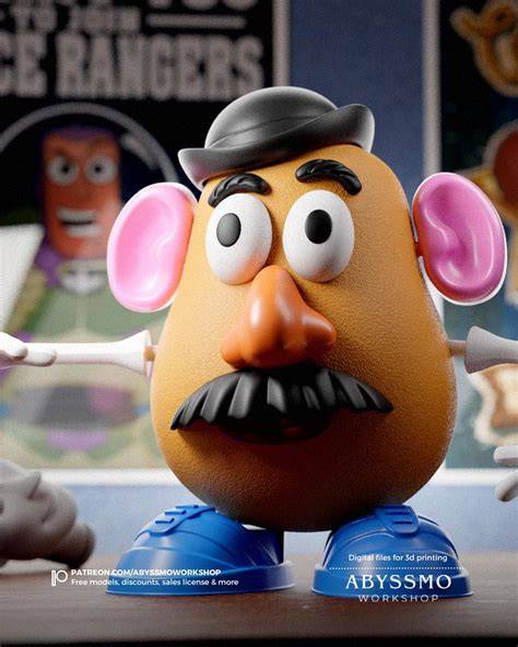 Diseño de Mr. Potato Head a través de las décadas