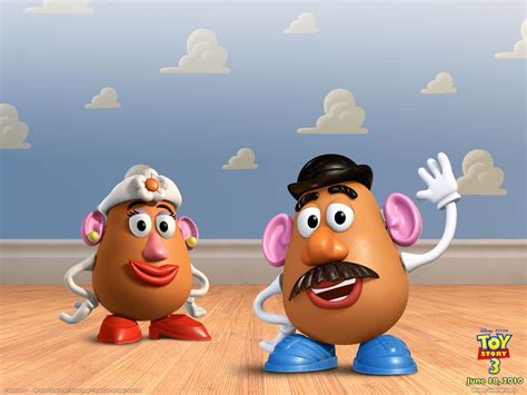 Mr. y Mrs. Potato Head en Toy Story