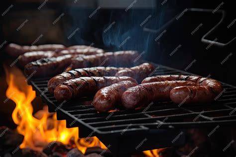 Chorizo a la brasa en barbacoa