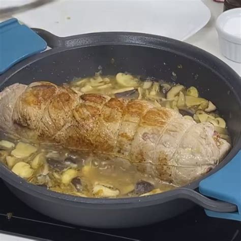 Relleno cremoso de setas y solomillo