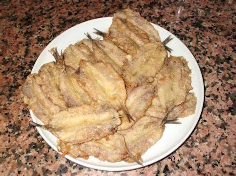 Ingredientes para anchoas rebozadas