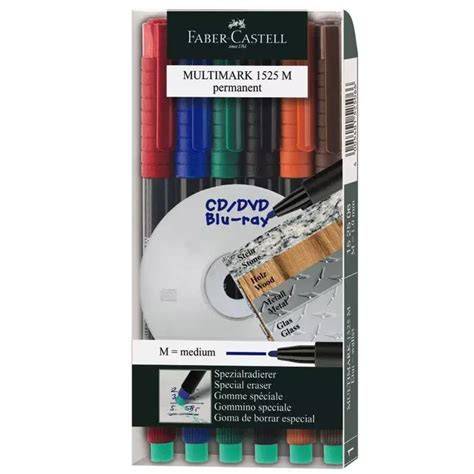 Rotuladores permanentes Faber-Castell Multimark en diferentes colores