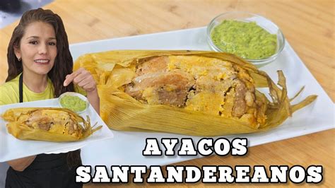 Ingredientes principales para ayacos santandereanos