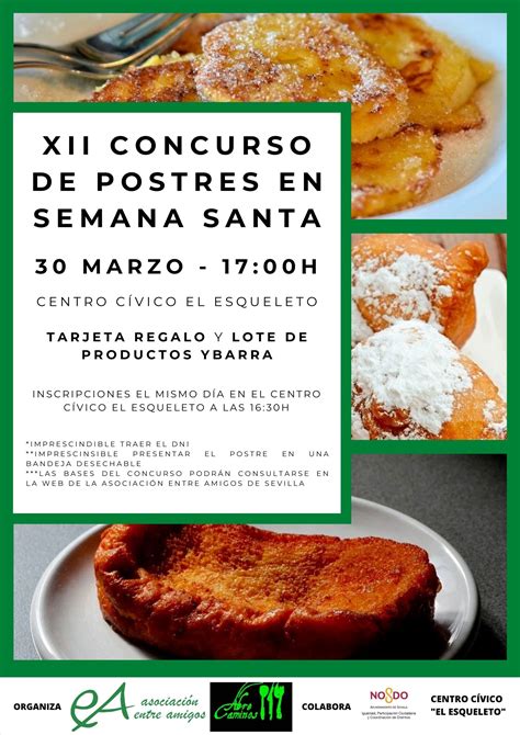 Cartel oficial del concurso de postres de naranja en Cullera