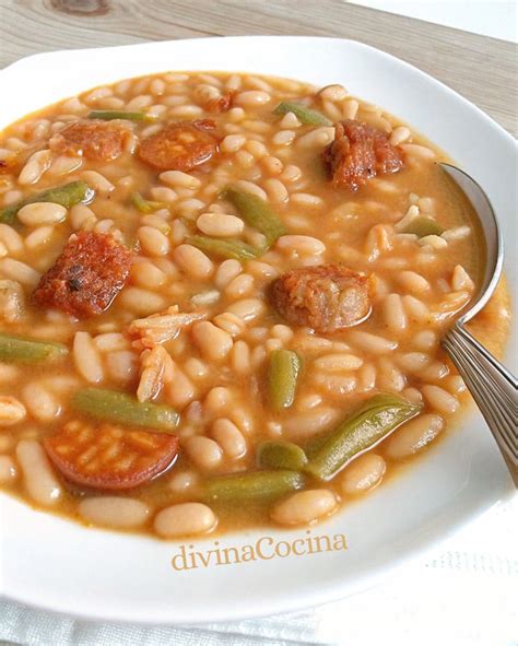 Ingredientes para alubias con arroz