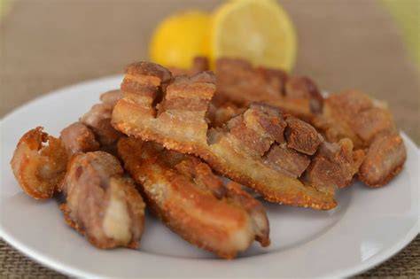 Chicharrón recién frito