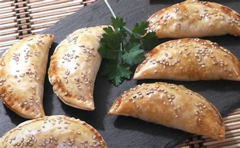 Empanadillas de enchilada recién horneadas