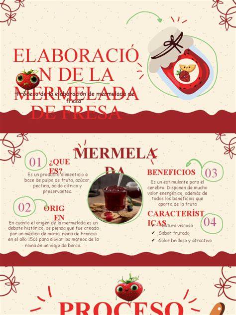 Esquema de elaboración de mermelada casera