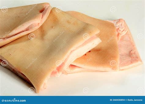 Piel de cerdo deshidratándose