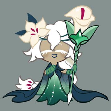 Ilustración de la Galleta Lirio Blanco