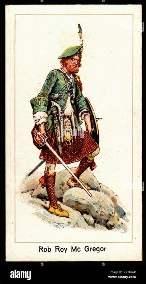 Retrato de Rob Roy MacGregor.