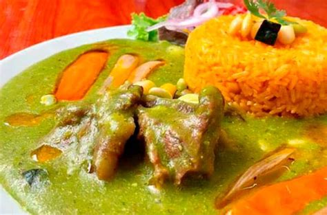 Plato de espesado norteño con arroz