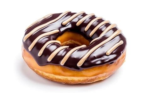 Donas con glaseado de chocolate blanco