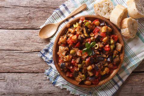 Caponata lista para servir