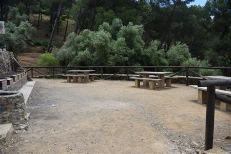 Área recreativa El Cerrado en los Montes de Málaga