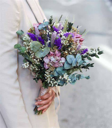 Ramo de novia con Brassica ornamental