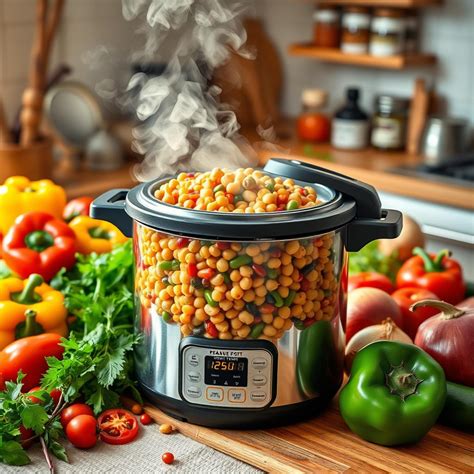 Olla rápida para cocinar legumbres
