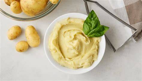 Puré de papas casero con mantequilla
