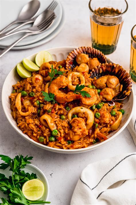 Arroz marinero con marisco