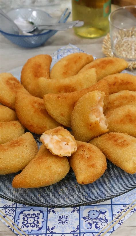 Rissóis portugueses de gambas