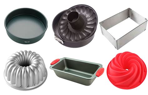 Tipos de moldes para bizcochos
