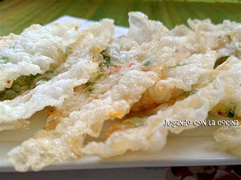 Ingredientes de las obleas de arroz