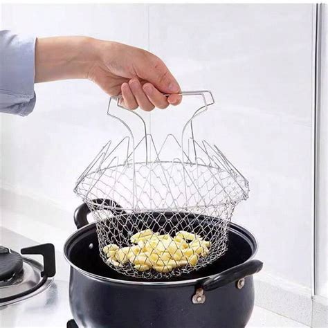 Herramientas de cocina para freír chicharrones de forma segura