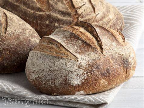 Diferentes tipos de pan: integral, de masa madre, blanco